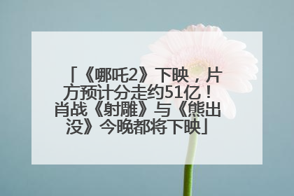 《哪吒2》下映，片方预计分走约51亿！肖战《射雕》与《熊出没》今晚都将下映