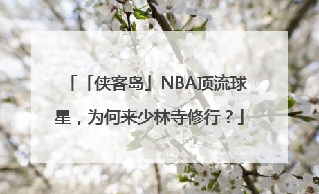 「侠客岛」NBA顶流球星，为何来少林寺修行？