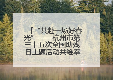 “共赴一场好春光”——杭州市第三十五次全国助残日主题活动共绘幸福答卷（组图）