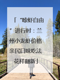 “嗦虾自由”进行时：兰州小龙虾价格亲民口味吃法花样翻新