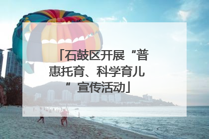 石鼓区开展“普惠托育、科学育儿”宣传活动