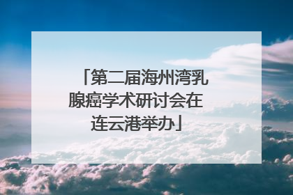 第二届海州湾乳腺癌学术研讨会在连云港举办
