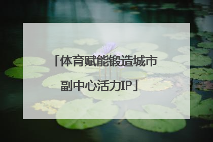 体育赋能锻造城市副中心活力IP