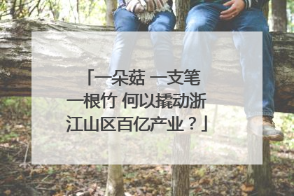 一朵菇 一支笔 一根竹 何以撬动浙江山区百亿产业？
