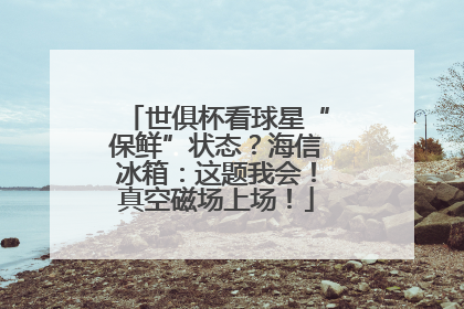 世俱杯看球星“保鲜”状态？海信冰箱：这题我会！真空磁场上场！