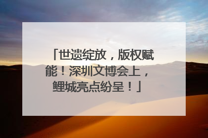 世遗绽放，版权赋能！深圳文博会上，鲤城亮点纷呈！