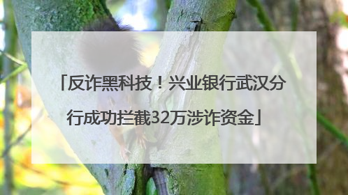 反诈黑科技！兴业银行武汉分行成功拦截32万涉诈资金