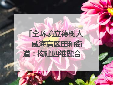 全环境立德树人｜威海高区田和街道：构建四维融合体系 绘就全环境立德树人新画卷