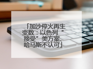 加沙停火再生变数：以色列“接受”美方案、哈马斯不认可