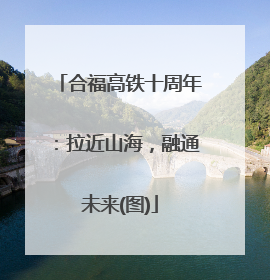 合福高铁十周年：拉近山海，融通未来(图)
