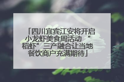 四川宜宾江安将开启小龙虾美食周活动 “稻虾”三产融合让当地餐饮商户充满期待
