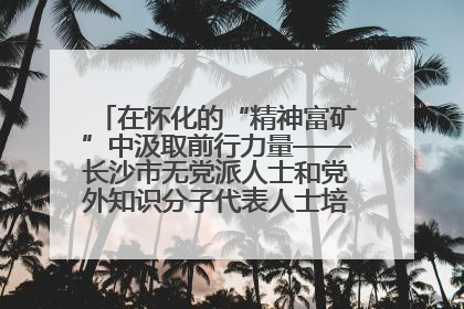 在怀化的“精神富矿”中汲取前行力量——长沙市无党派人士和党外知识分子代表人士培训班在怀化圆满举办