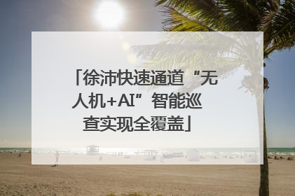 徐沛快速通道“无人机+AI”智能巡查实现全覆盖