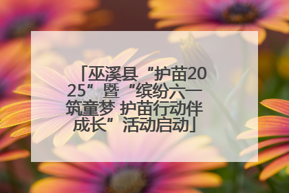 巫溪县“护苗2025”暨“缤纷六一筑童梦 护苗行动伴成长”活动启动