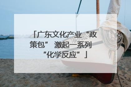 广东文化产业“政策包” 激起一系列“化学反应”