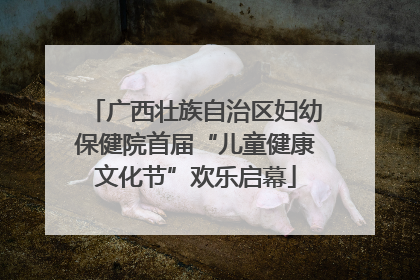 广西壮族自治区妇幼保健院首届“儿童健康文化节”欢乐启幕