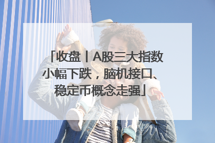 收盘丨A股三大指数小幅下跌，脑机接口、稳定币概念走强