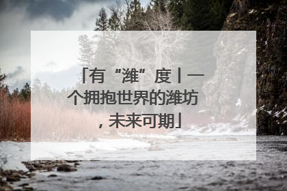 有“潍”度丨一个拥抱世界的潍坊，未来可期