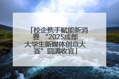 校企携手赋能新消费 “2025成都大学生新媒体创意大赛”圆满收官