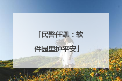 民警任凯：软件园里护平安