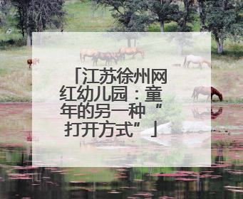 江苏徐州网红幼儿园：童年的另一种“打开方式”