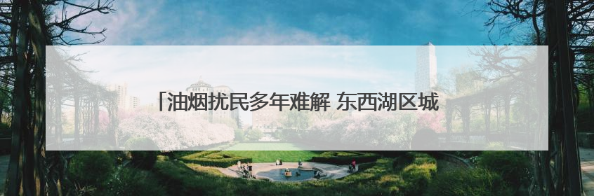 油烟扰民多年难解 东西湖区城管4次登门48小时高效整改