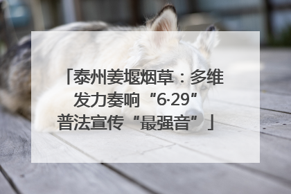 泰州姜堰烟草：多维发力奏响“6·29”普法宣传“最强音”