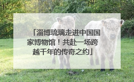 淄博琉璃走进中国国家博物馆！共赴一场跨越千年的传奇之约