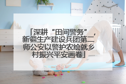 深耕“田间警务”，新疆生产建设兵团第二师公安以警护农绘就乡村振兴平安画卷