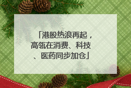 港股热浪再起，高瓴在消费、科技、医药同步加仓