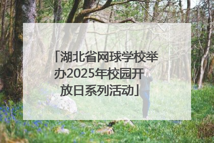 湖北省网球学校举办2025年校园开放日系列活动