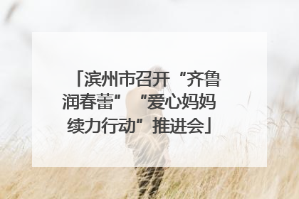 滨州市召开“齐鲁润春蕾”“爱心妈妈续力行动”推进会