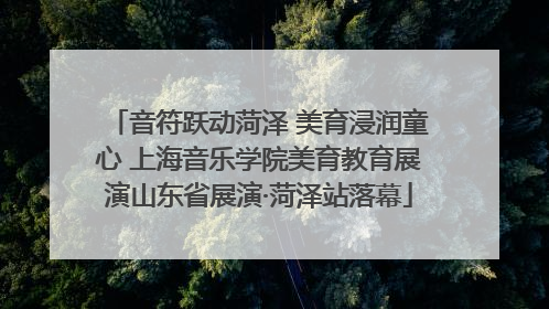 音符跃动菏泽 美育浸润童心 上海音乐学院美育教育展演山东省展演·菏泽站落幕