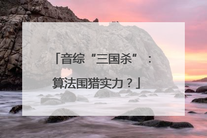 音综“三国杀”：算法围猎实力？