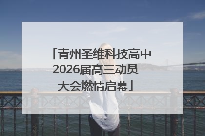 青州圣维科技高中2026届高三动员大会燃情启幕