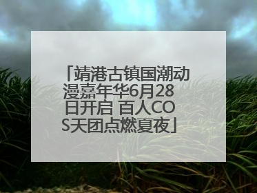 靖港古镇国潮动漫嘉年华6月28日开启 百人COS天团点燃夏夜
