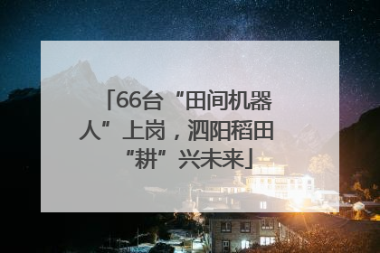 66台“田间机器人”上岗，泗阳稻田“耕”兴未来